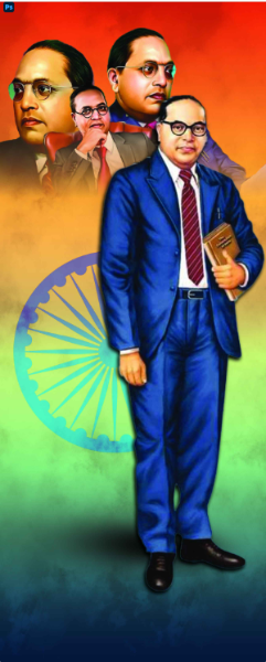 thumbnail Powerful Dr. B.R. Ambedkar Flex Banner Design 4x2 and 5x2 Feet